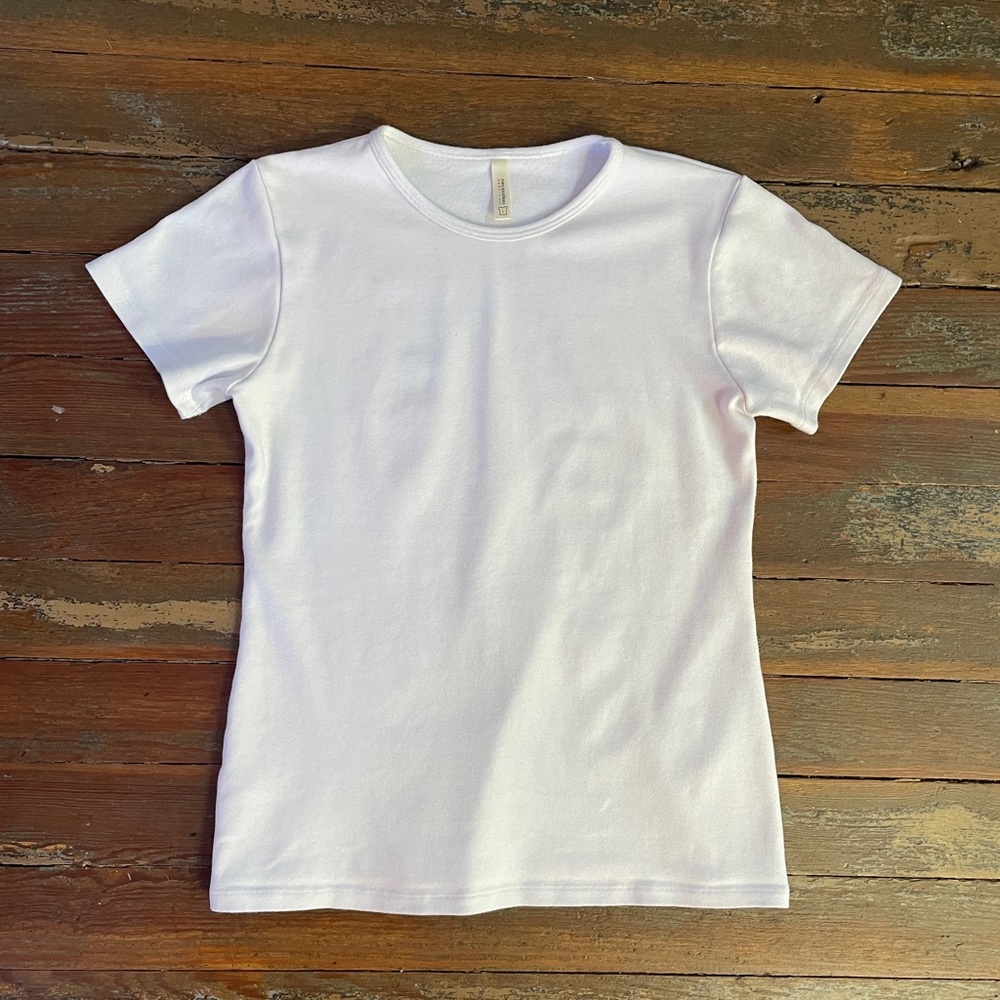 Necessitees Elevated Basic White Crew Neck T Shir… - image 6